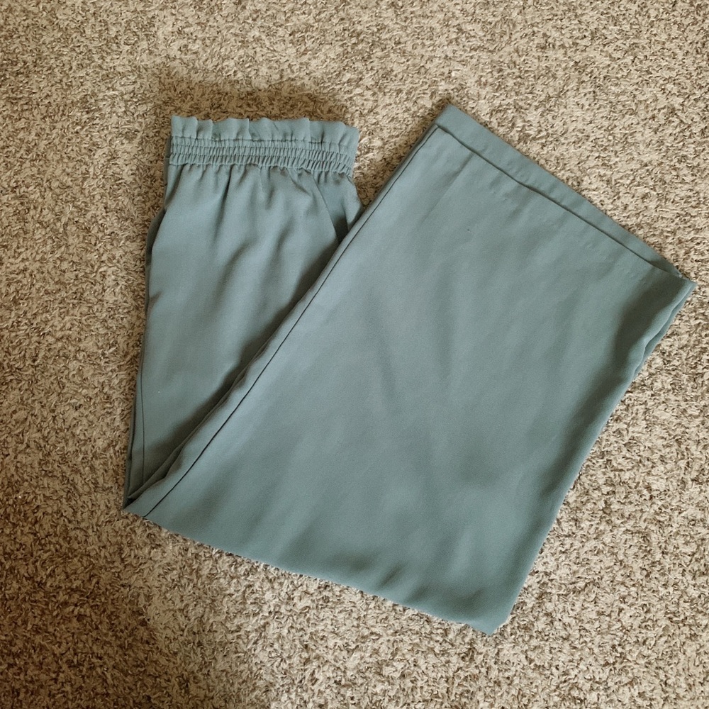 🔥🔥5/25$🔥🔥 High-waisted Culottes with Pleated Waist Size M